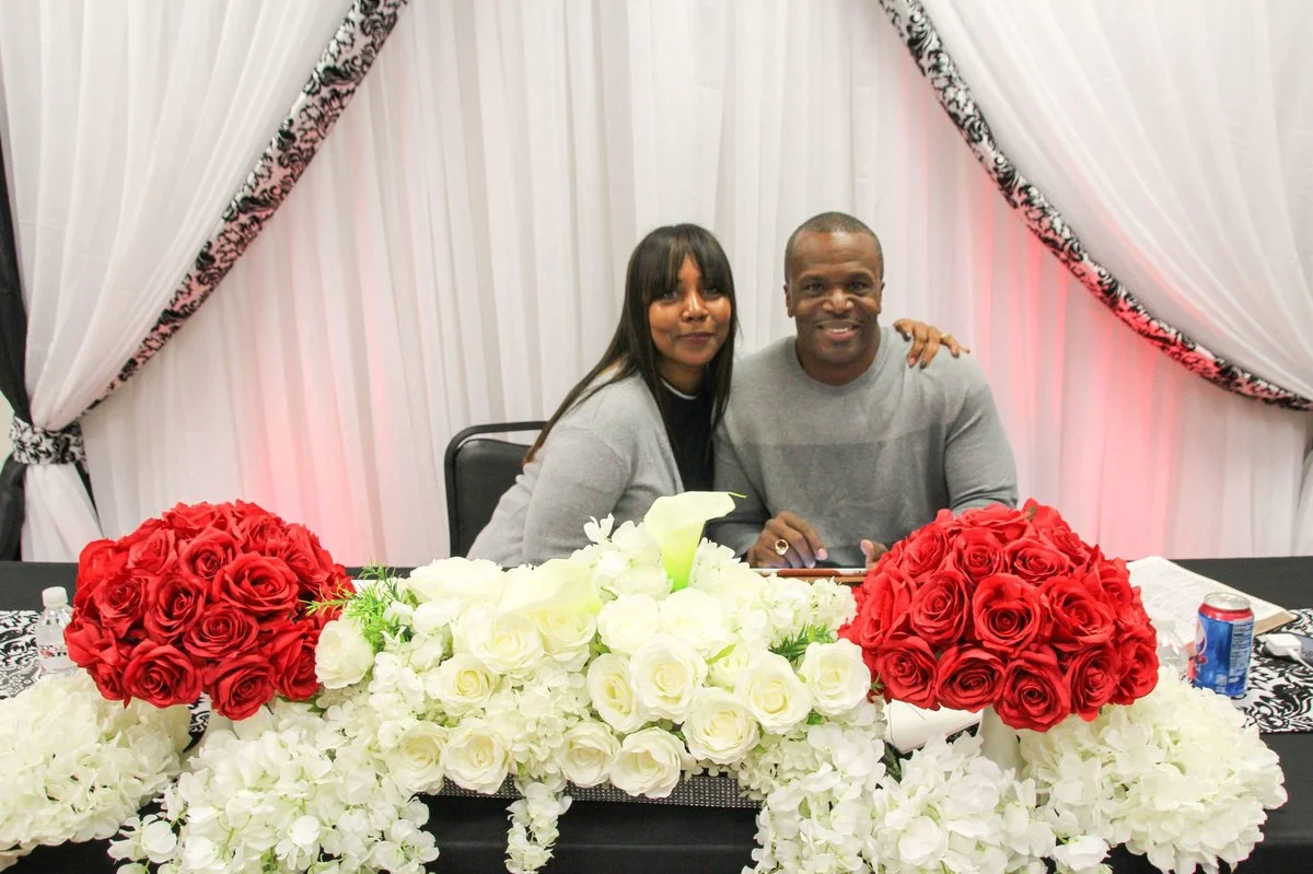 Pastor and wife ministering together